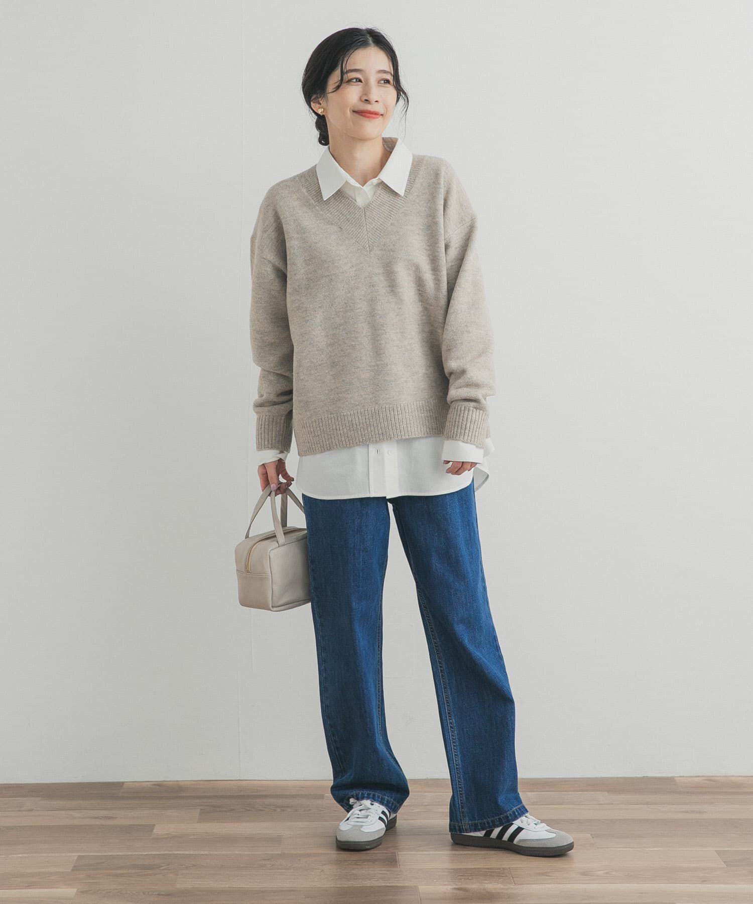 URBAN RESEARCH DOORS「VネックKNITプルオーバー」|ニット・セーター|