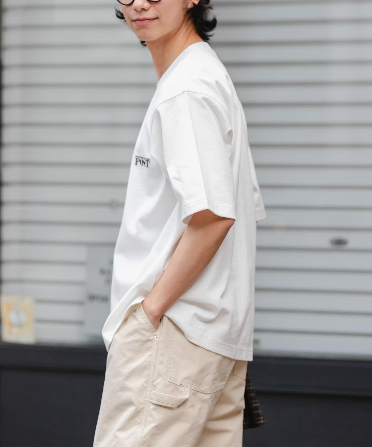URBAN RESEARCH DOORS「FORK&SPOON　POSTワンポイントTシャツ」|Tシャツ・カットソー|