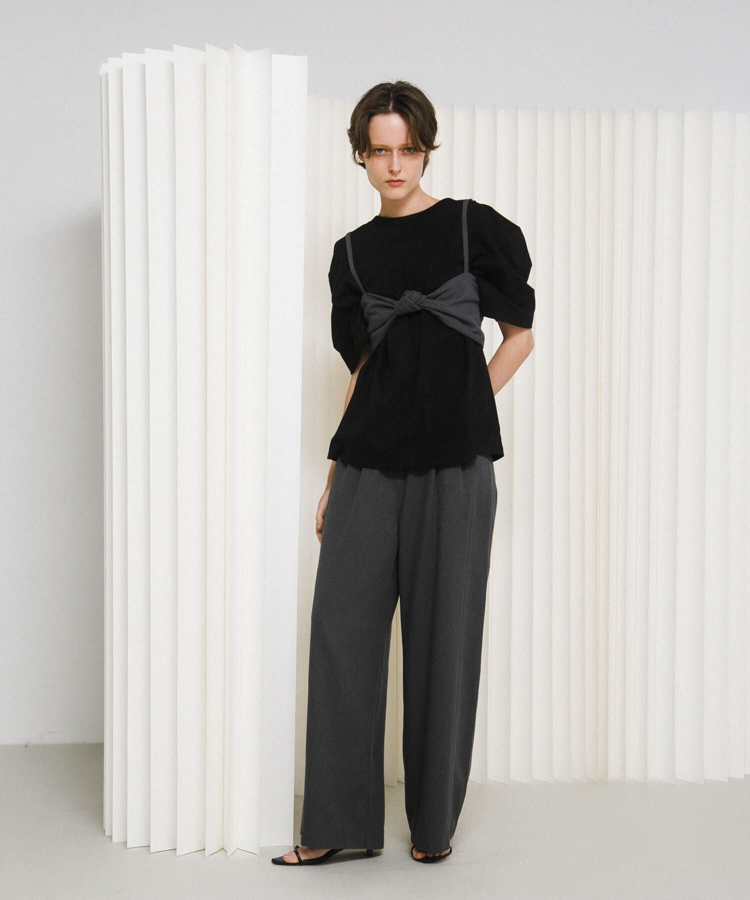 LAATO「puff shoulder big tee」|Tシャツ・カットソー|