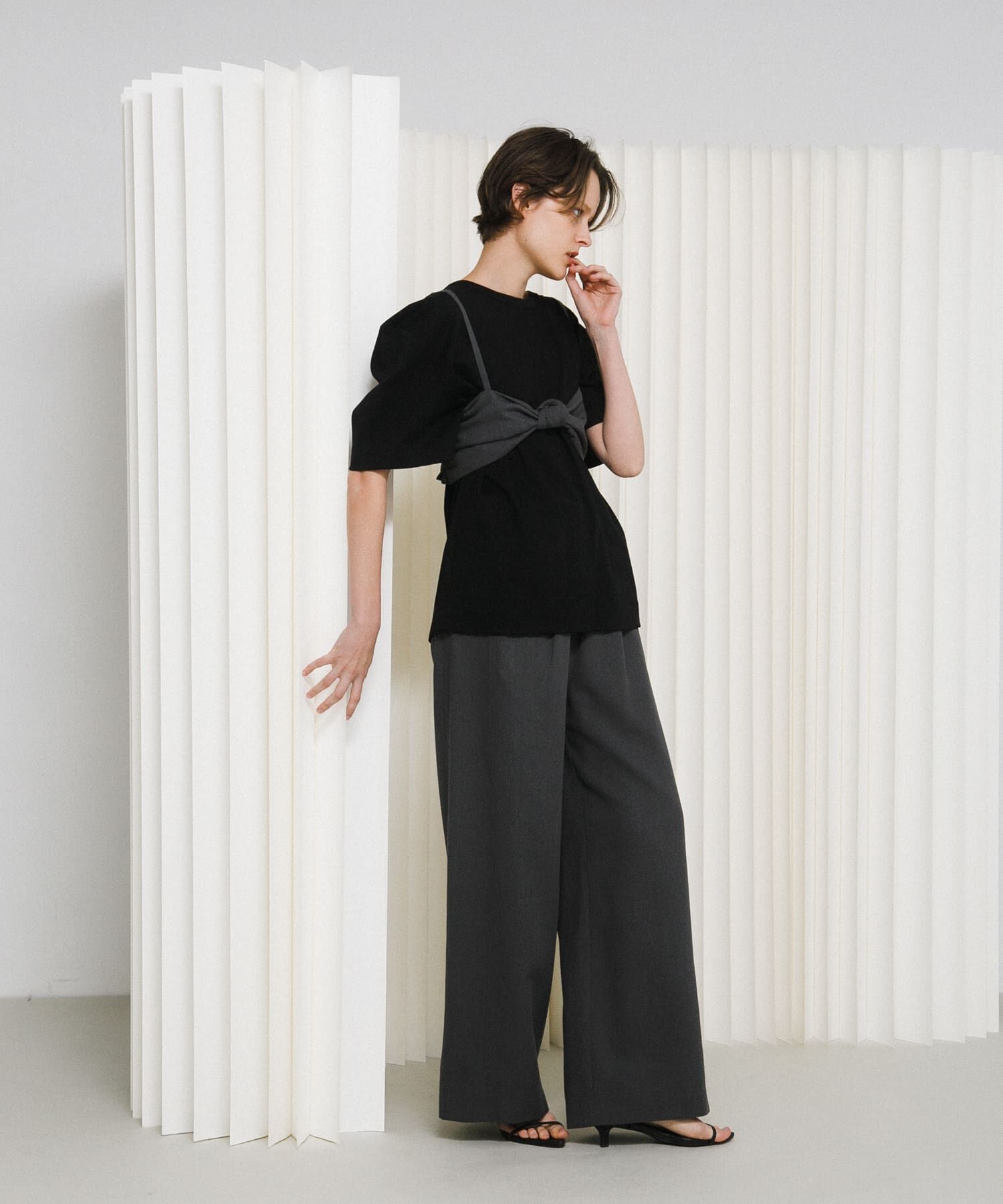 LAATO「puff shoulder big tee」|Tシャツ・カットソー|