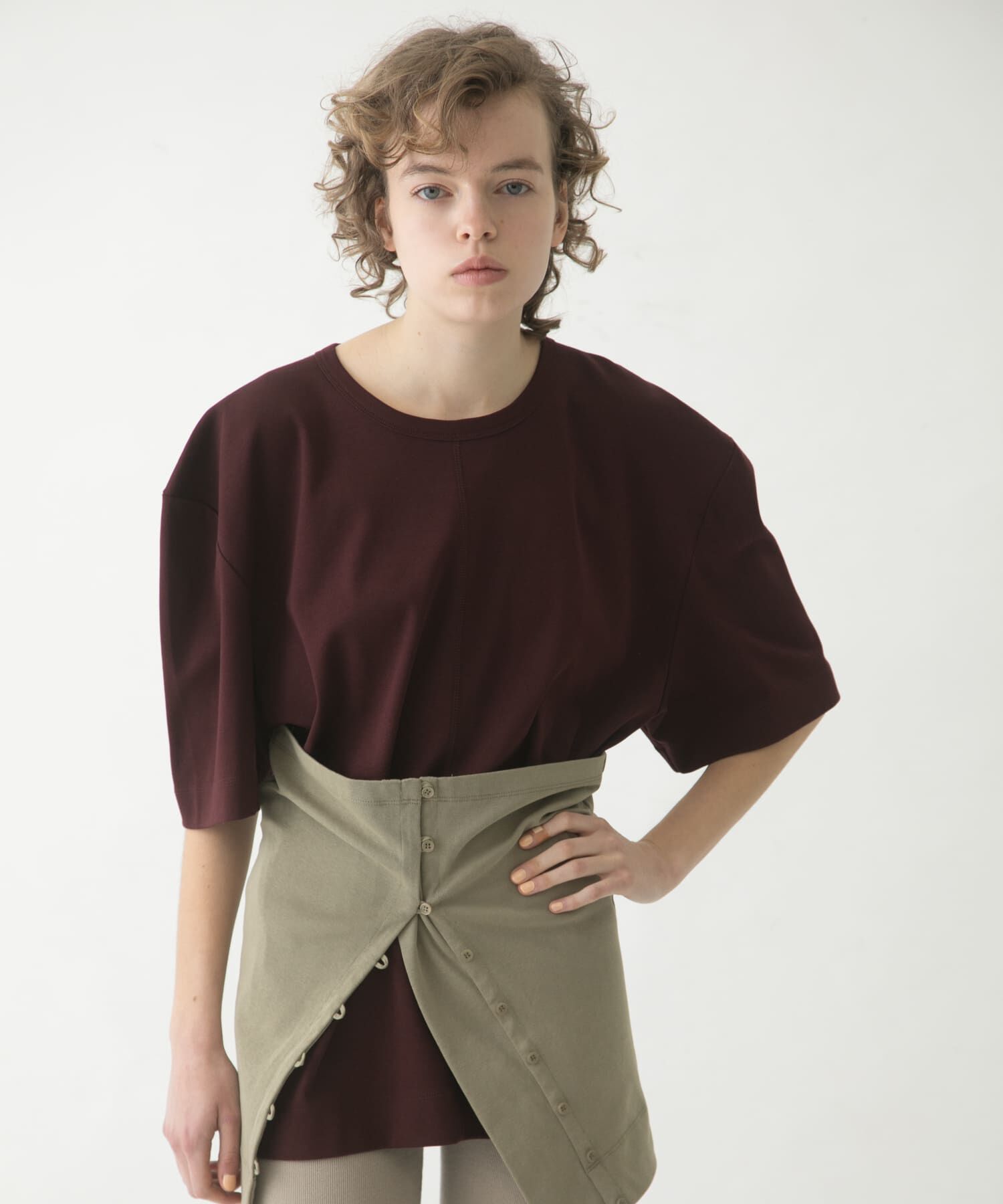 LAATO「puff shoulder big tee」|Tシャツ・カットソー|