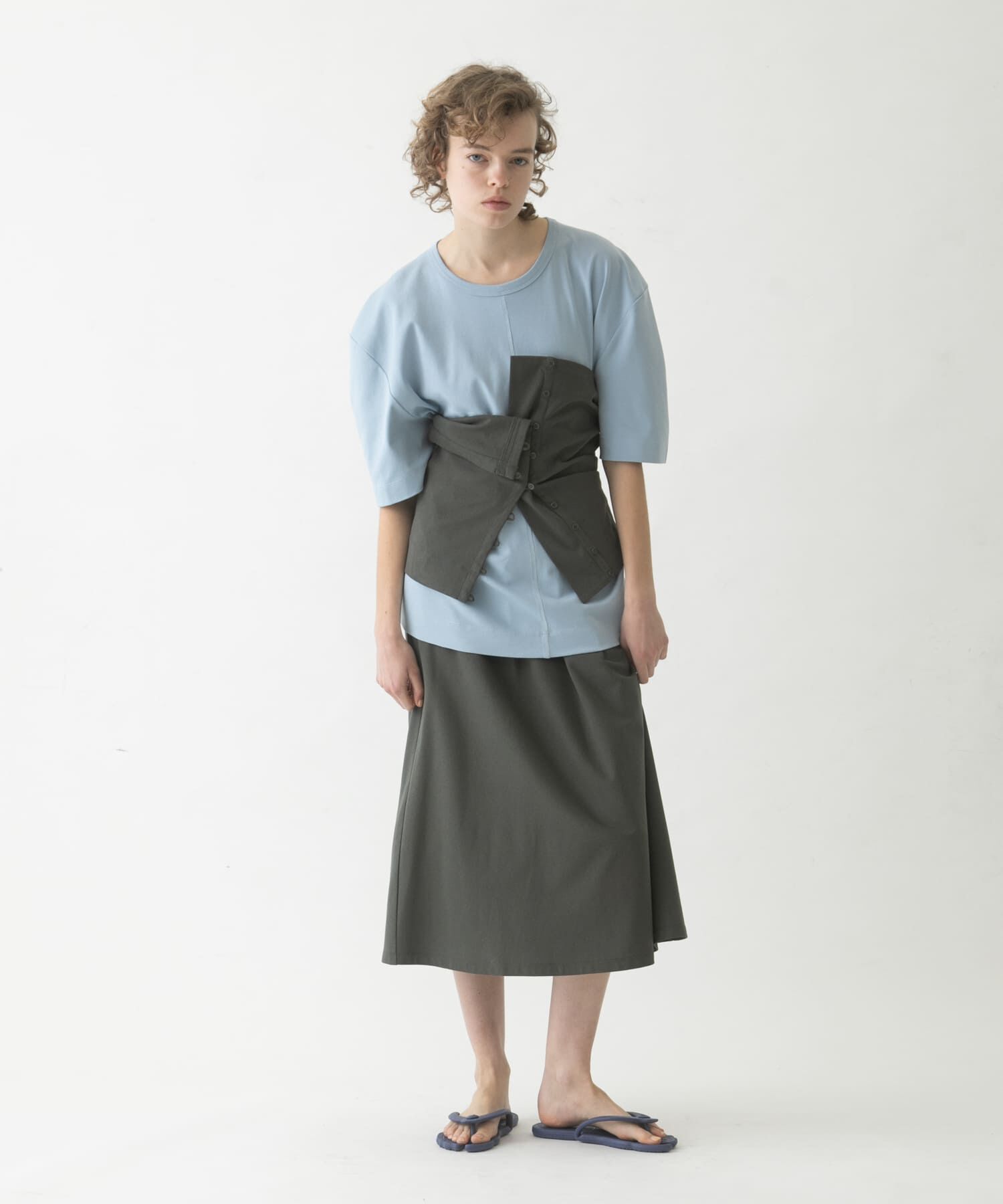 LAATO「puff shoulder big tee」|Tシャツ・カットソー|
