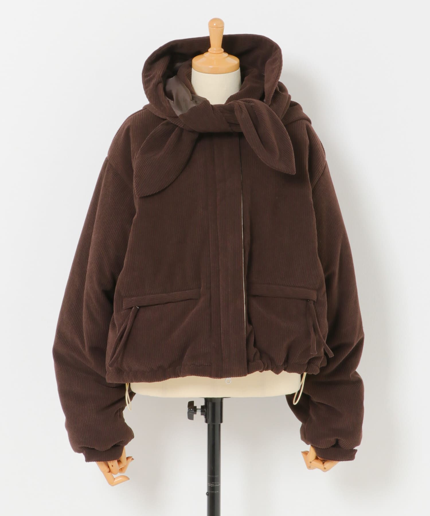  「リバーシブルパデッドジャケット」|ノーカラーコート|