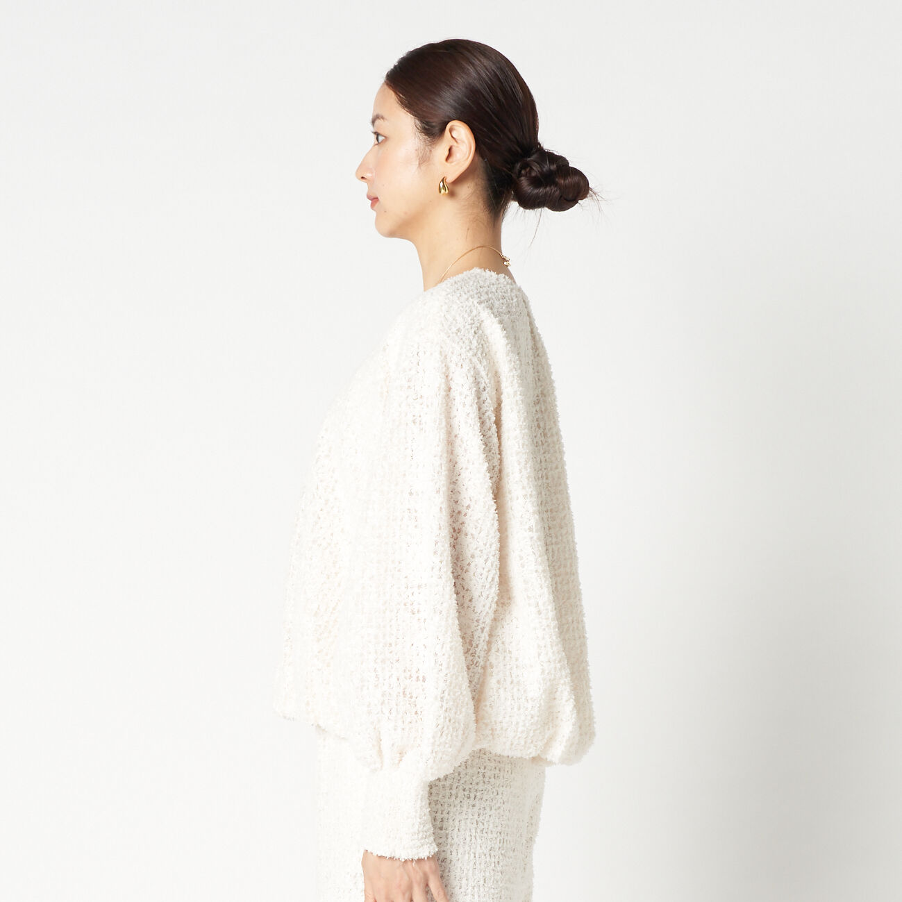 HELIOPOLE「HELIOPOLE FEATHER TULLE BLOUSE」|シャツ・ブラウス|