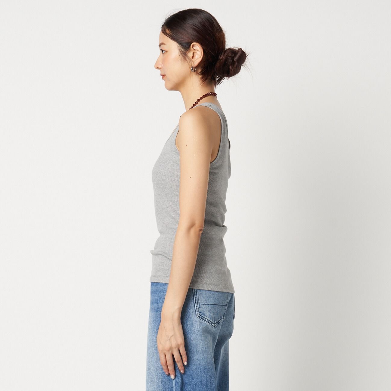 HELIOPOLE「HELIOPOLE RIB TANK TOP」|Tシャツ・カットソー|