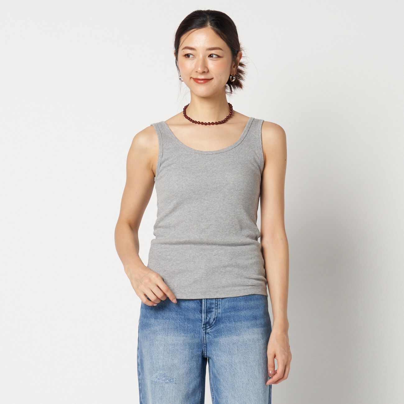 HELIOPOLE「HELIOPOLE RIB TANK TOP」|Tシャツ・カットソー|