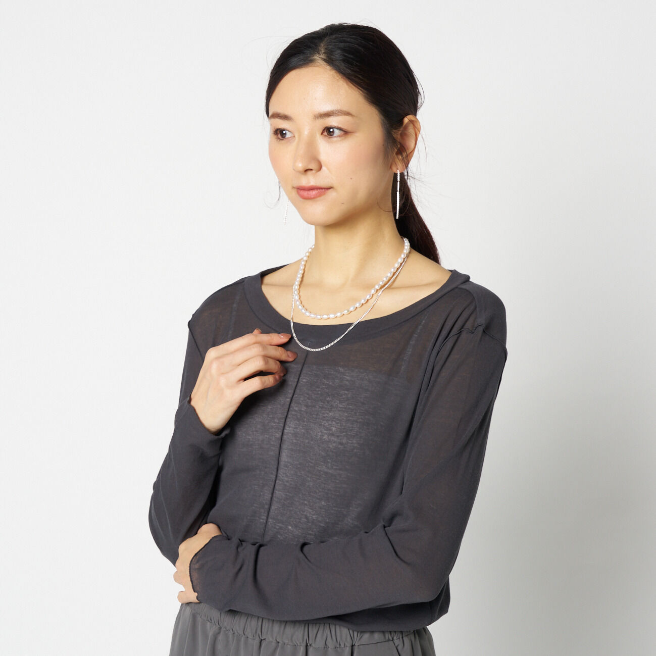  「Saskia Diez GRAND IDENTITY PEARL NECKLACE」|ネックレス|
