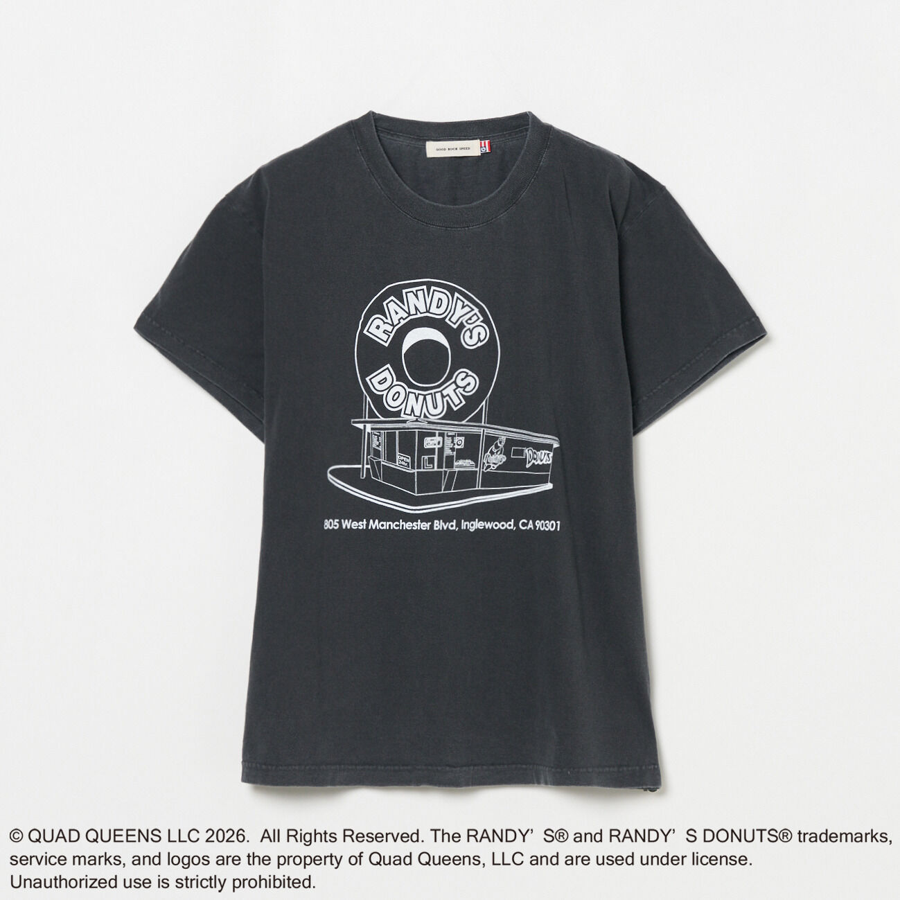  「GOOD ROCK SPEED Randy's Donuts T-shirts」|Tシャツ・カットソー|チャコールグレー