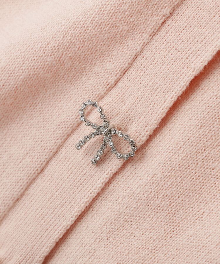 Maison de FLEUR Petite Robe「ビジューリボンカーディガン」|カーディガン|