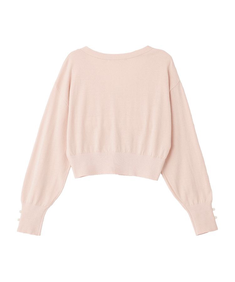 Maison de FLEUR Petite Robe「ビジューリボンカーディガン」|カーディガン|