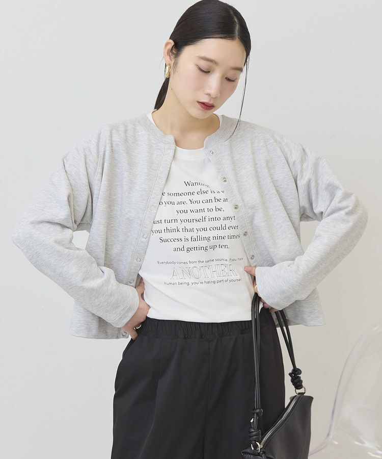 AMERICAN HOLIC「リングドットボタンカーディガン」|カーディガン|Light Gray Mixture