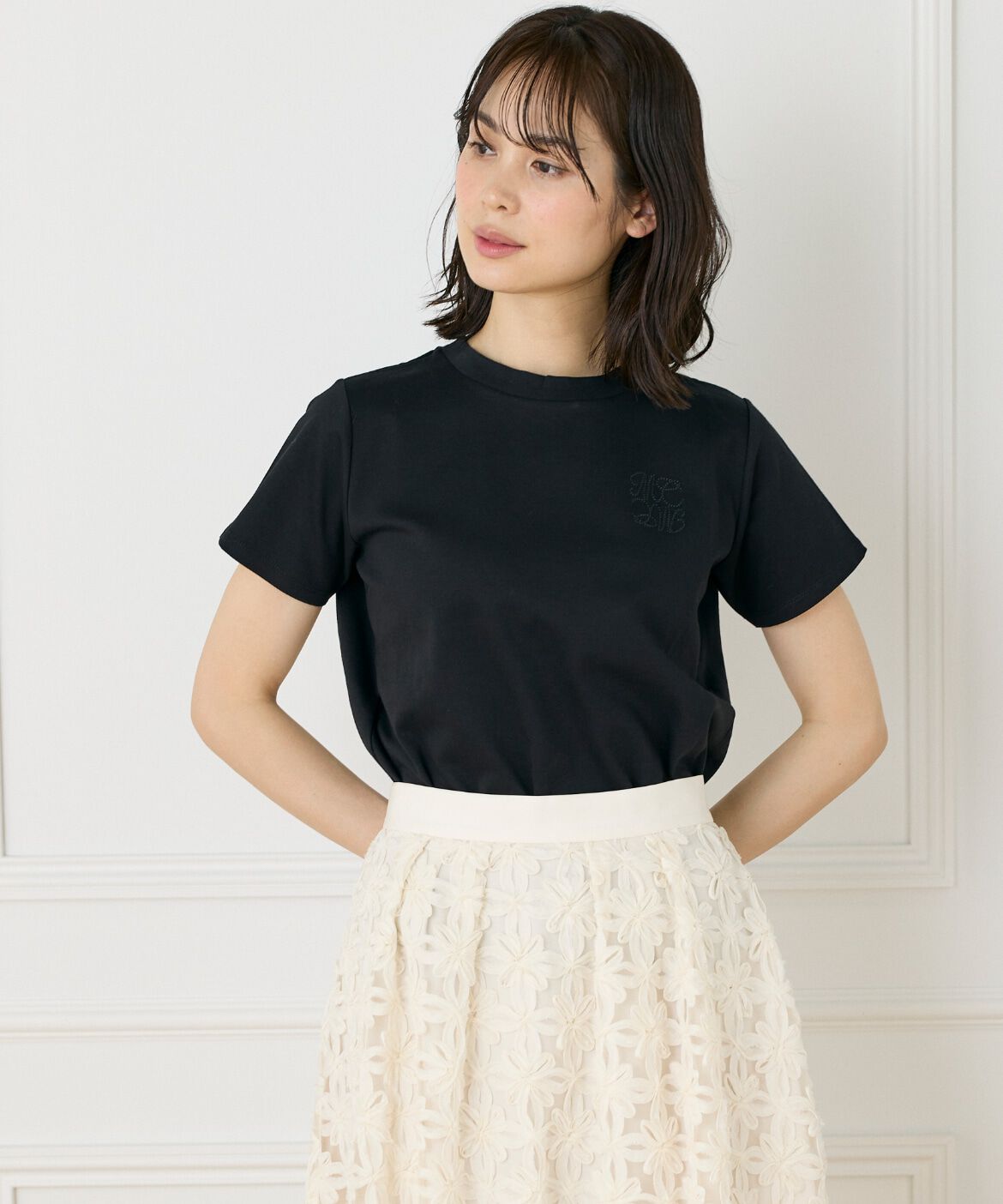 Maglie le cassetto「《大きいサイズ》LOVERコンパクトTシャツ」|Tシャツ・カットソー|
