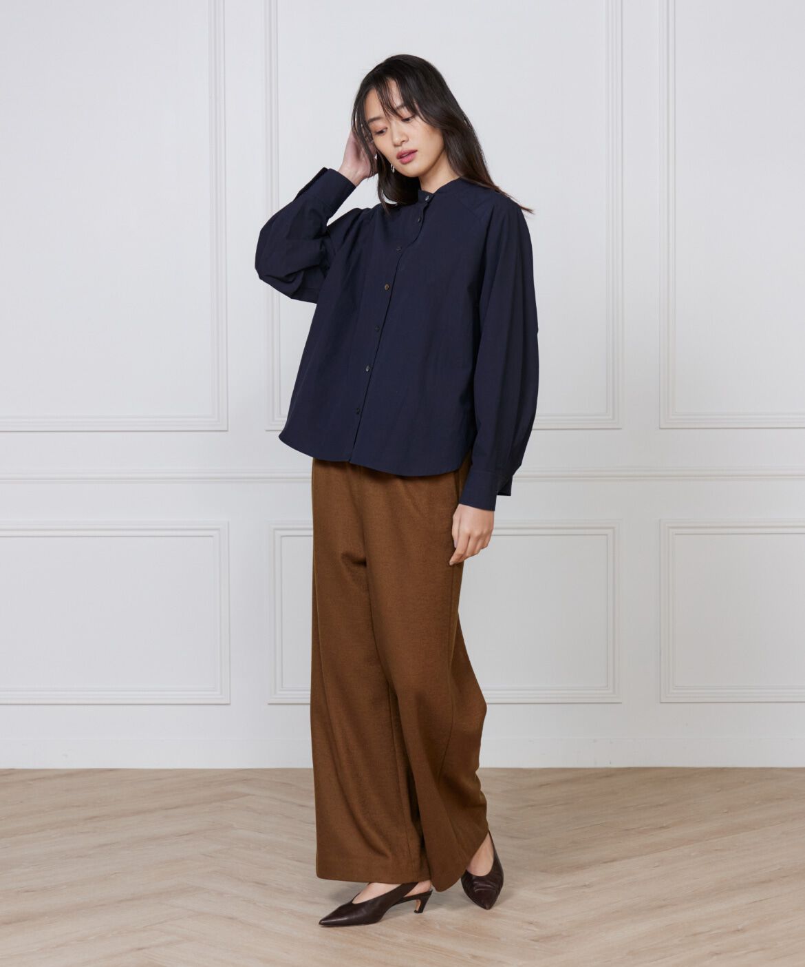 7-IDconcept.「《大きいサイズ》ドロストストレートワイドパンツ」|その他|