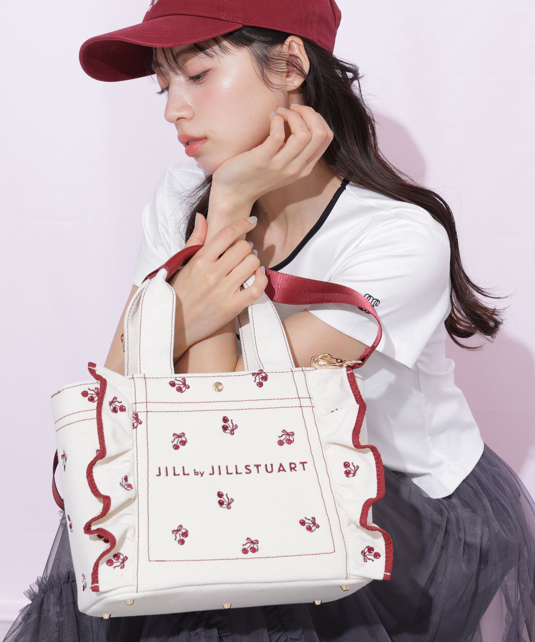  「＜Cherryシリーズ＞フリルトートバッグ」|その他|