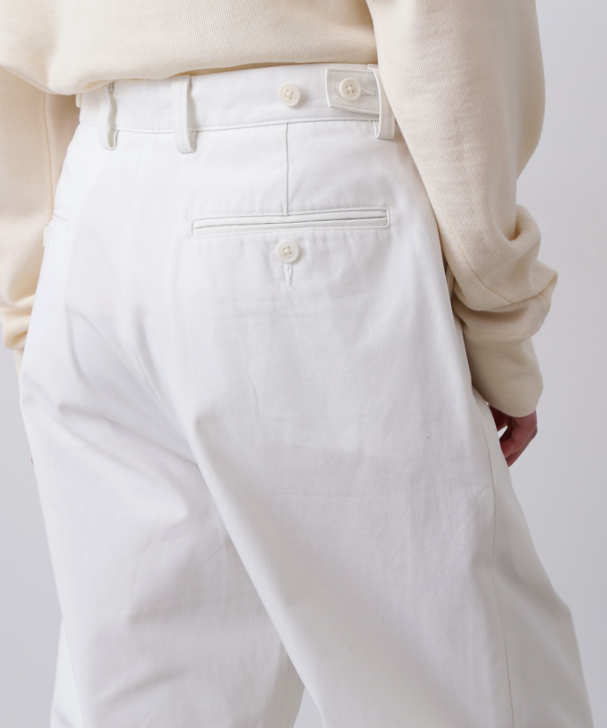 YLEVE 「Ｙ / ORGANIC COTTON / RECYCLE POLYESTER TWILL ADJUSTER  TROUSERS」|その他|