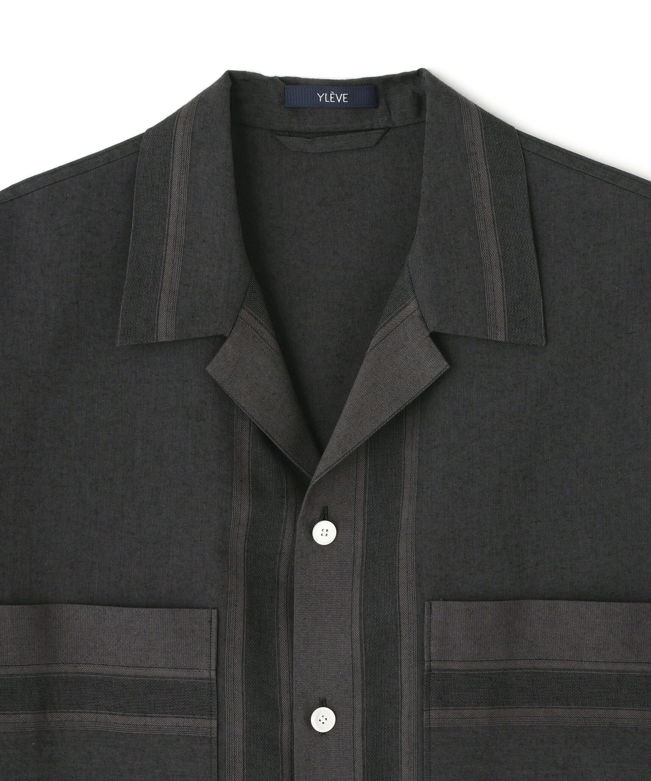 YLEVE 「YLEVE / DOBBY STRIPE CHAMBRAY SHIRT」|シャツ・ブラウス|