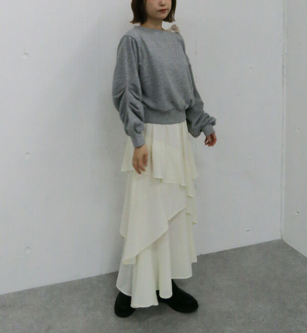 archives「ベロアリボンタックオフショルスウェット」|Tシャツ・カットソー|