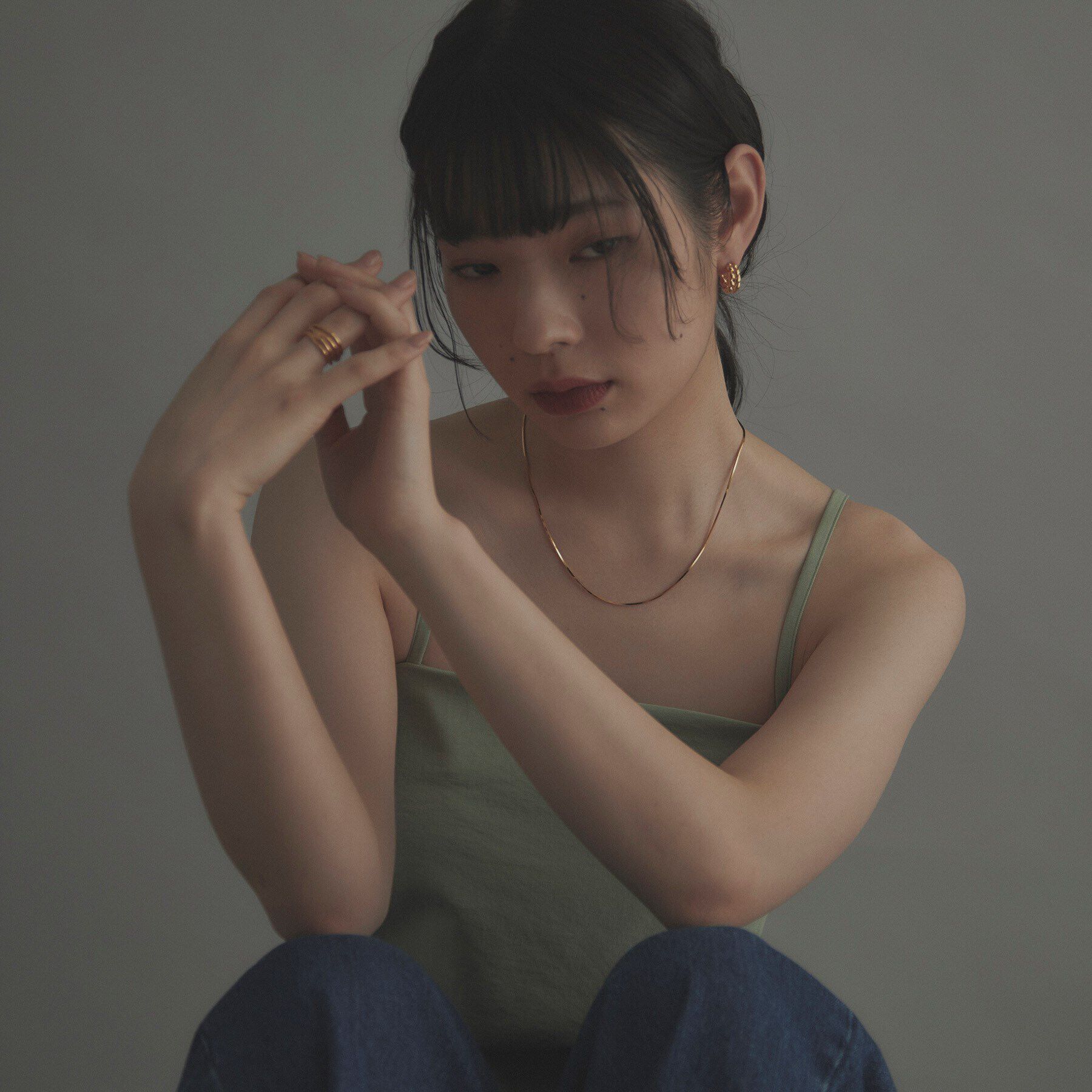 COCOSHNIK ONKITSCH「シルバー デザインチェーン コンパクトネックレス GP」|ネックレス|