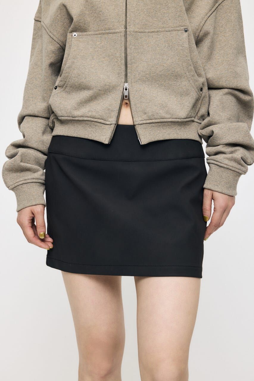 MOUSSY「FAUX SUEDE MINI  スカート」|スカート|BLK