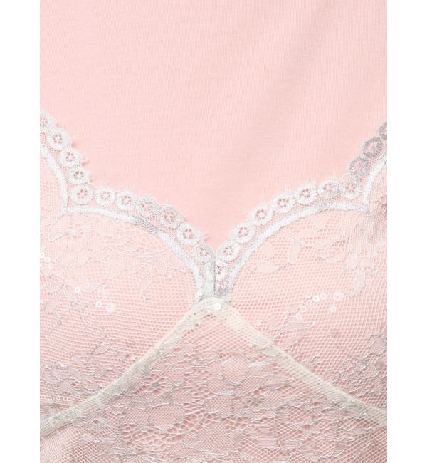 dazzlin「レースキャミレイヤードTシャツ」|Tシャツ・カットソー|