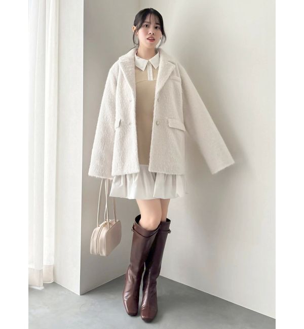 dazzlin「【WEB限定】ポロバルーンスソミニワンピース」|ワンピース|
