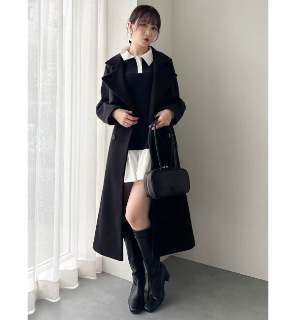 dazzlin「【WEB限定】ポロバルーンスソミニワンピース」|ワンピース|