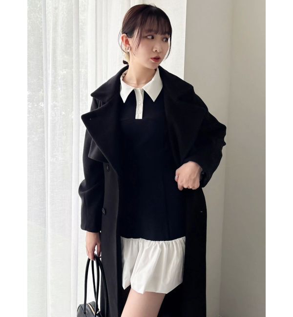 dazzlin「【WEB限定】ポロバルーンスソミニワンピース」|ワンピース|