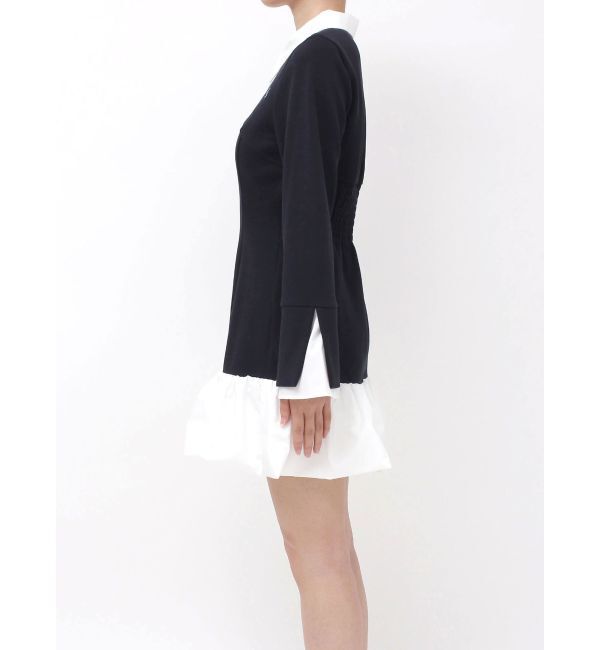 dazzlin「【WEB限定】ポロバルーンスソミニワンピース」|ワンピース|