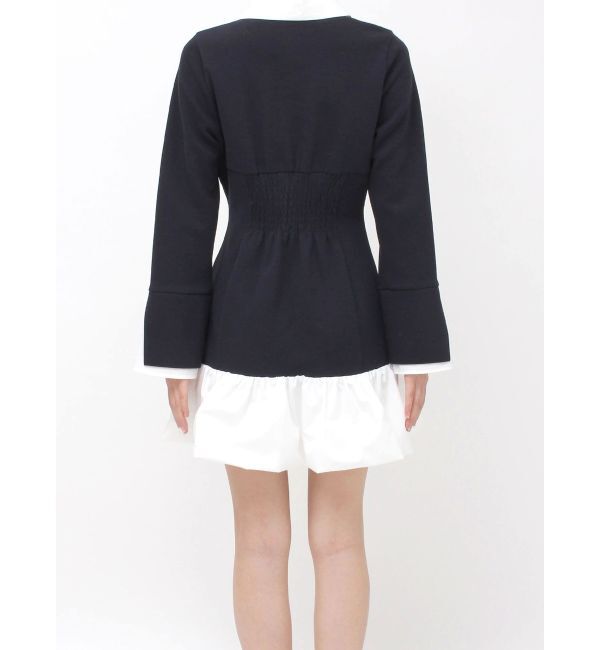 dazzlin「【WEB限定】ポロバルーンスソミニワンピース」|ワンピース|