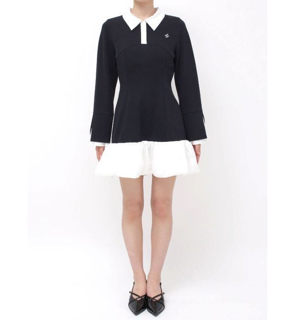dazzlin「【WEB限定】ポロバルーンスソミニワンピース」|ワンピース|