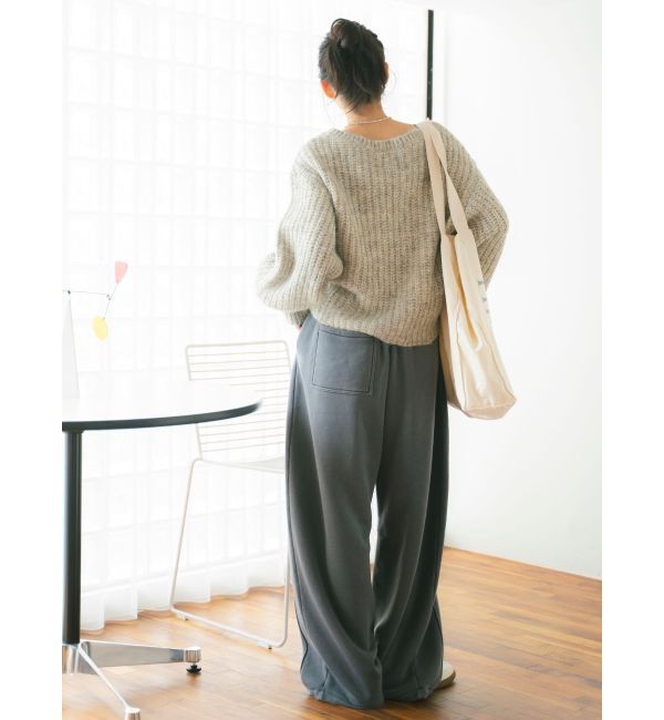 Ungrid「ピグメントスウェットルーズパンツ」|その他|