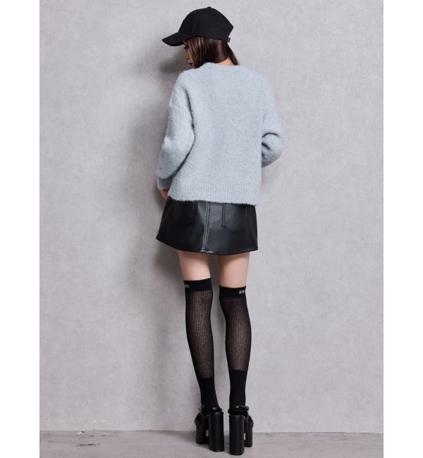 GYDA「Symmetry GYDA jacquardニットトップス」|ニット・セーター|