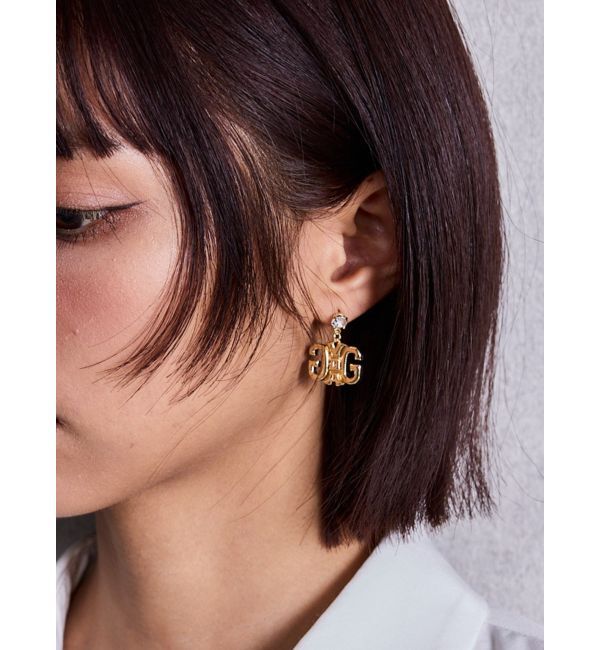 GYDA「JEYSUS Symmetry GYDAスタッドbijouピアス」|ピアス|ゴールド