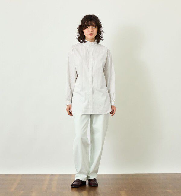 MACKINTOSH PHILOSOPHY「【GREY LABEL】THOMAS MASONスタンドカラーシャツ」|シャツ・ブラウス|