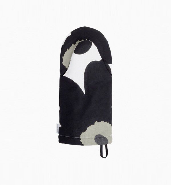Marimekko「Pieni Unikko ミトン」|その他|ﾎﾜｲﾄ&times;ﾌﾞﾗｯｸ&times;ｵﾘｰﾌﾞ