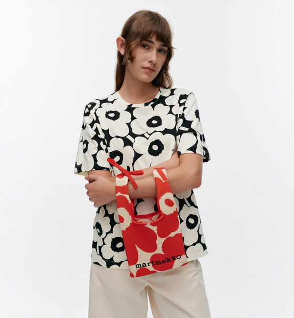 Marimekko「Knitted Mini Tote Unikko トートバッグ」|トートバッグ|