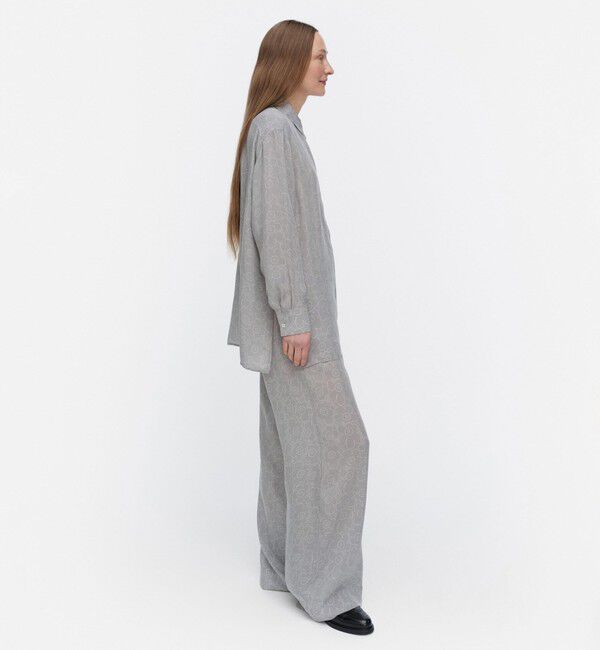 Marimekko「Oanet Piirto Unikko パンツ」|チノ|