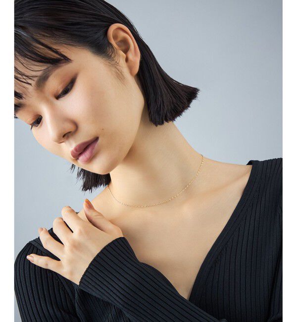 Jouete「K18YG ネックレス モーグルチェーン」|ネックレス|