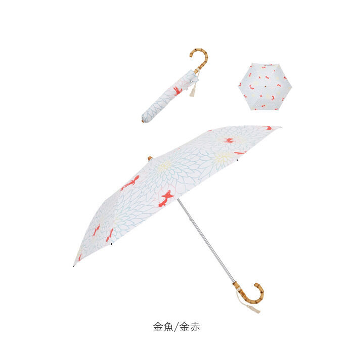 BACKYARD FAMILY「折りたたみ傘 レディース かわいい 通販 晴雨兼用 おしゃれ 50cm 6本骨 2段 ミニ」|傘|