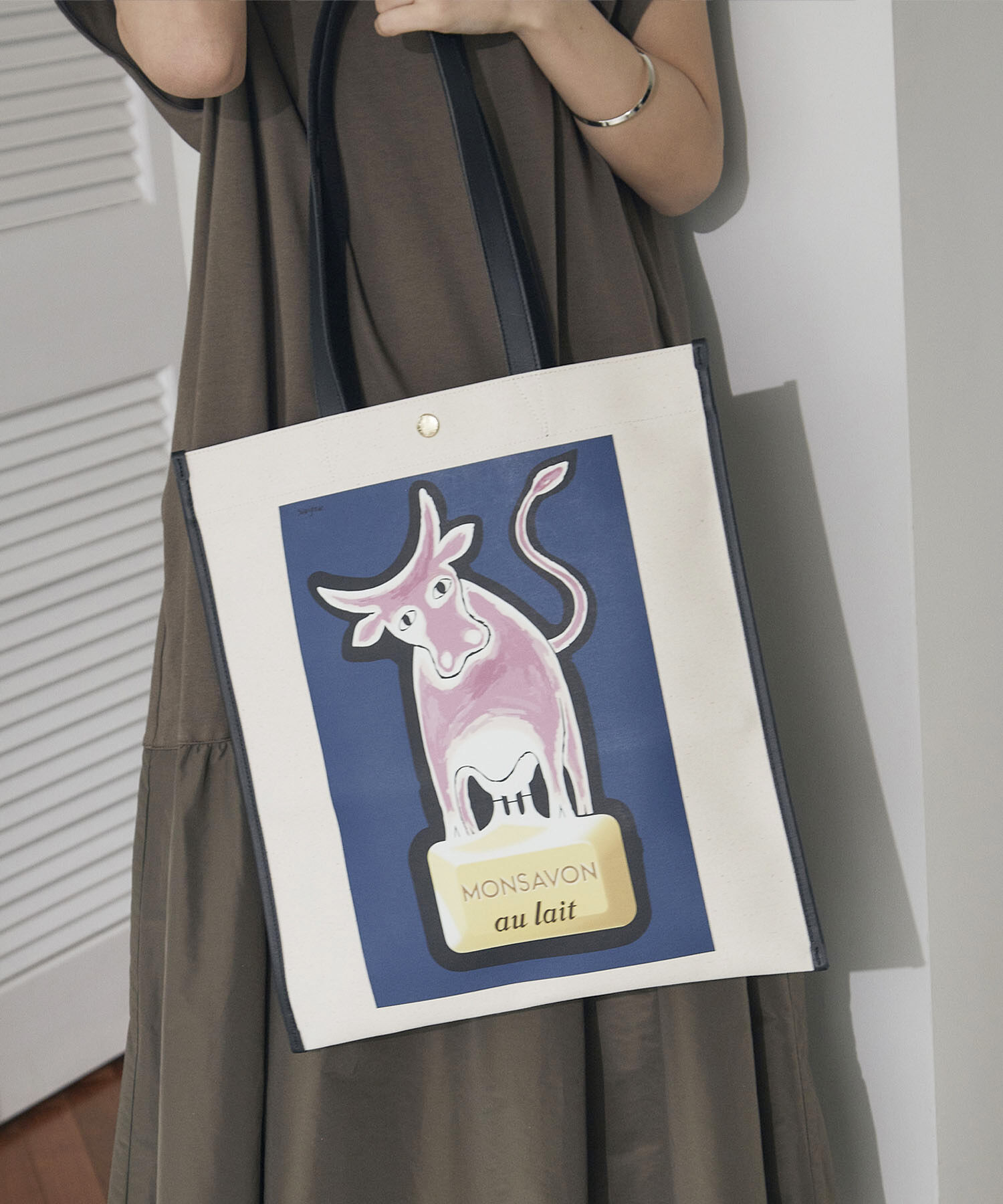 TOPKAPI BREATH「サヴィニャック &times; Breath TOPKAPI アート プリント フラット オーガニックキャンバス トート バッグ」|トートバッグ|