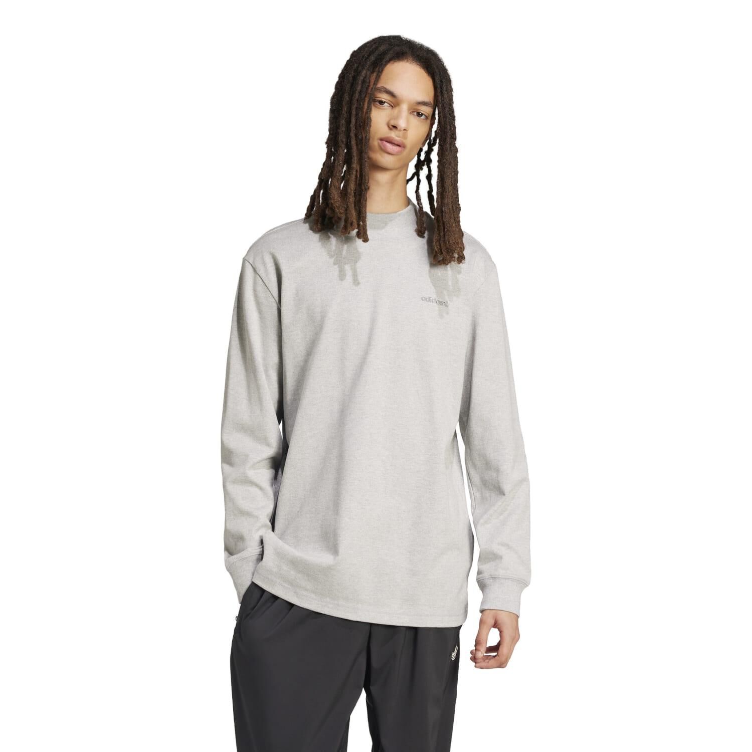 adidas「【ADIDAS ｳｪｱ】M LS MOCK NECK」|Tシャツ・カットソー|グレー