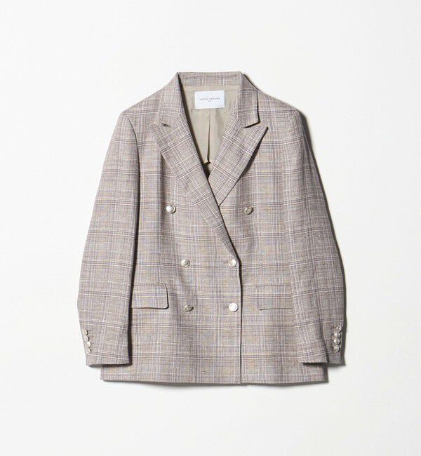 UNITED ARROWS「6ボタン リネン ブレザー ジャケット」|テーラードジャケット|