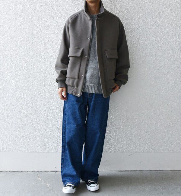 SHIPS any「SHIPS any: PURE WOOL MELTON ダービー ブルゾン◇」|ブルゾン・スタジャン|