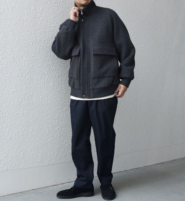 SHIPS any「SHIPS any: PURE WOOL MELTON ダービー ブルゾン◇」|ブルゾン・スタジャン|