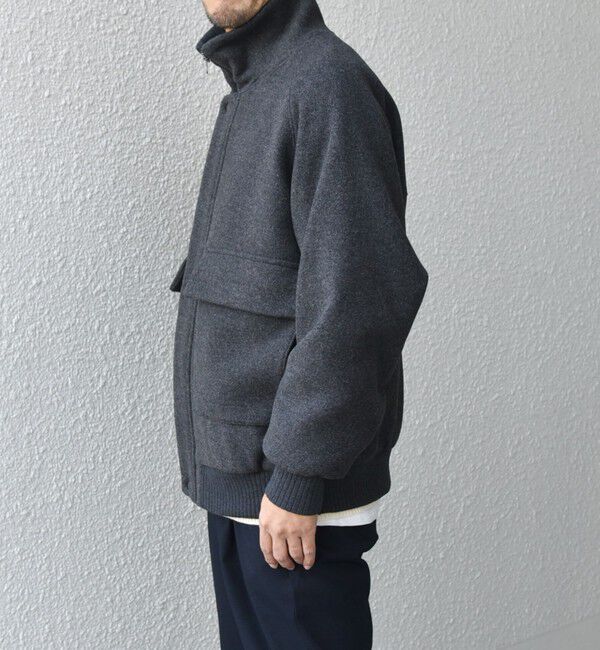 SHIPS any「SHIPS any: PURE WOOL MELTON ダービー ブルゾン◇」|ブルゾン・スタジャン|