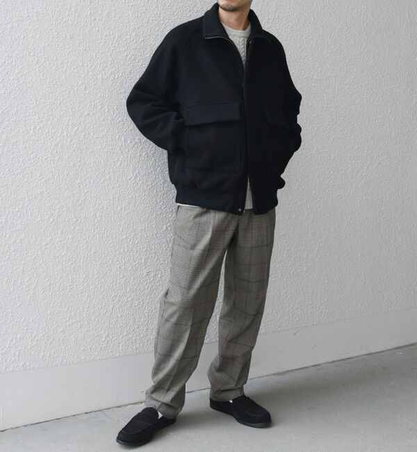 SHIPS any「SHIPS any: PURE WOOL MELTON ダービー ブルゾン◇」|ブルゾン・スタジャン|