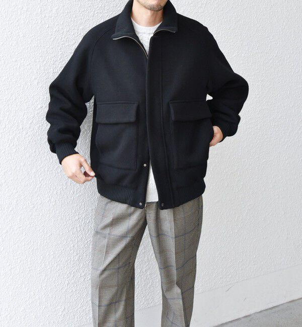SHIPS any「SHIPS any: PURE WOOL MELTON ダービー ブルゾン◇」|ブルゾン・スタジャン|