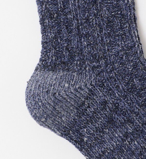 SHIPS「ANONYMOUS: BOUCLE NEP CABLE CREW」|ソックス|