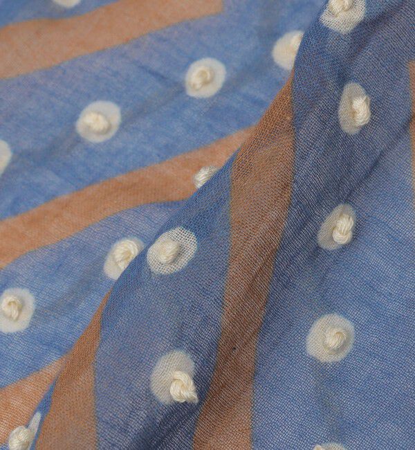SHIPS「MARCEL LASSANCE: COTTON HAND EMBROIDERY STOLE」|ストール|