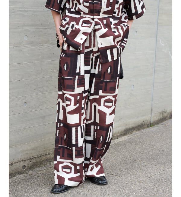 OUTDOOR PRODUCTS Usual Things「RAGモチーフリラックスパンツ　セットアップ対応」|スラックス|